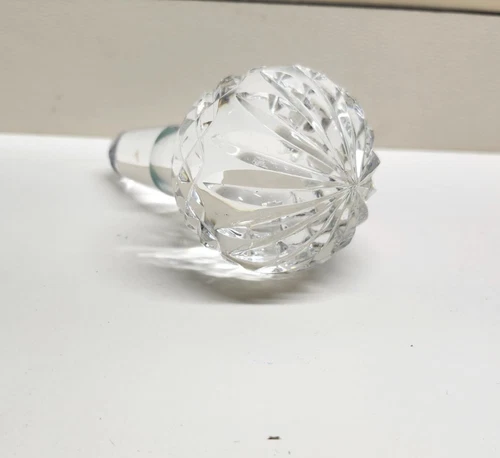 Waterford Crystal Lismore Decanter Stopper Round Vintage Replacement