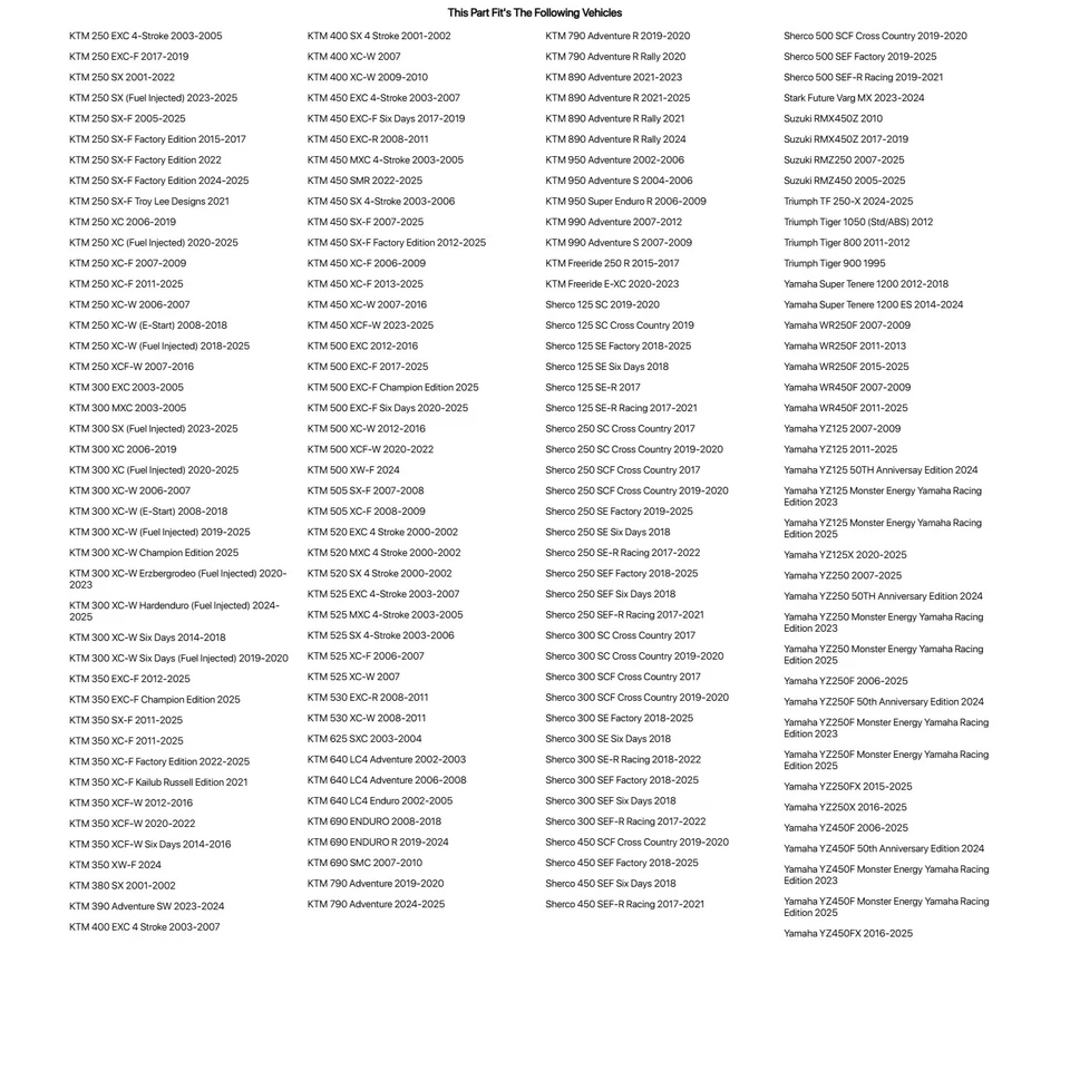 Бивень Chub 1 1/8» большой бар Moto изгиб черный для Husqvarna TXC 450 2008 - Изображение 3 из 4