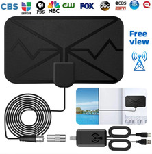 Amplified Indoor HDTV Antenna – 3600 Miles 1080P 4K Signal Booster