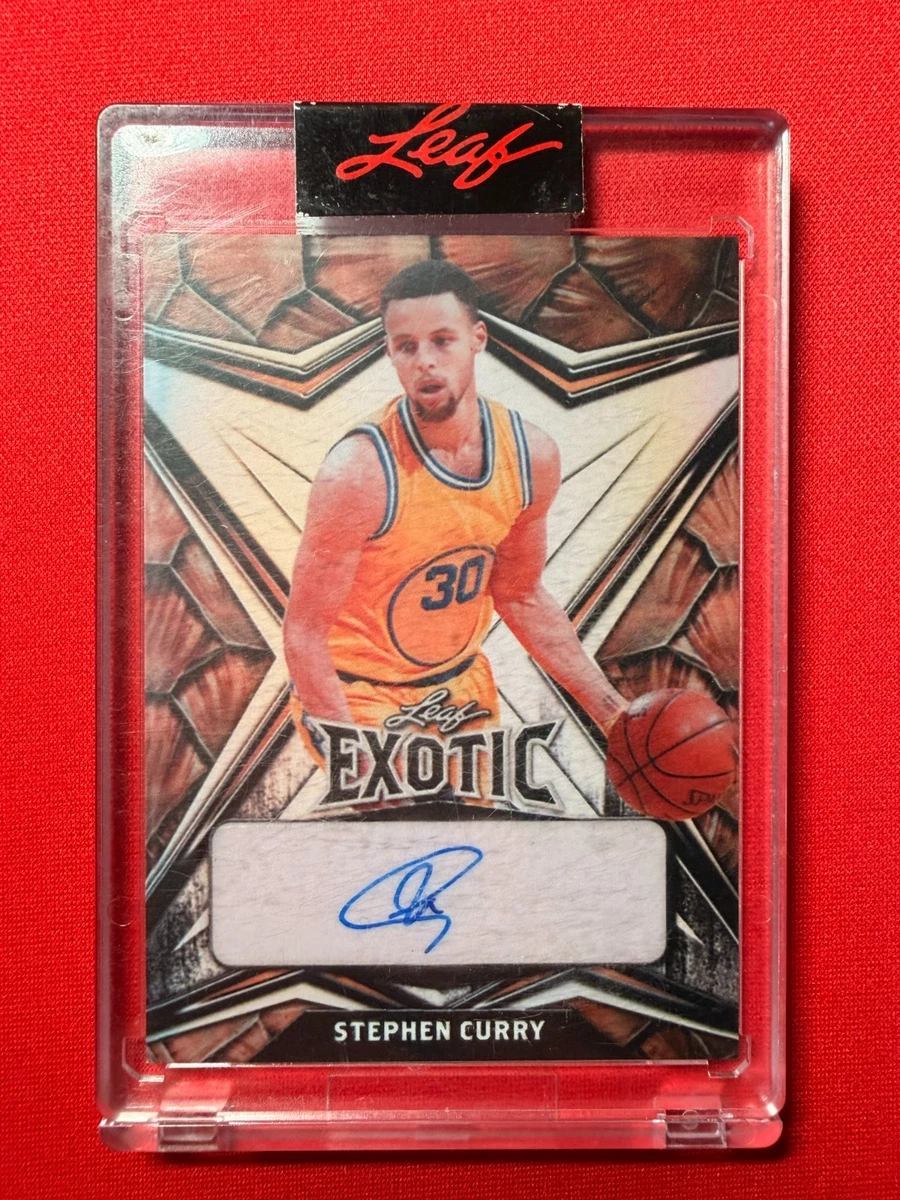 Stephen Curry Sports Trading Card Singles Autographed Basketball