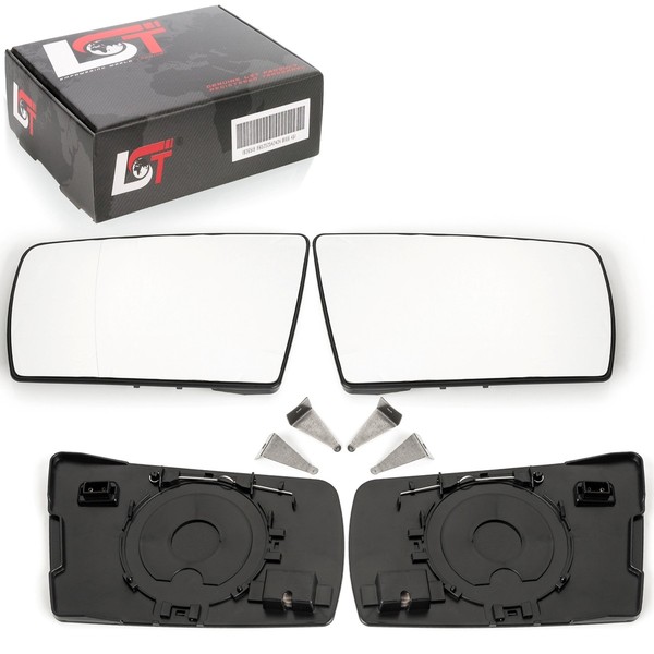 2X Spiegelglas Links Rechts AsphäRisch Konvex FüR Mercedes E-Klasse W210 S210-image