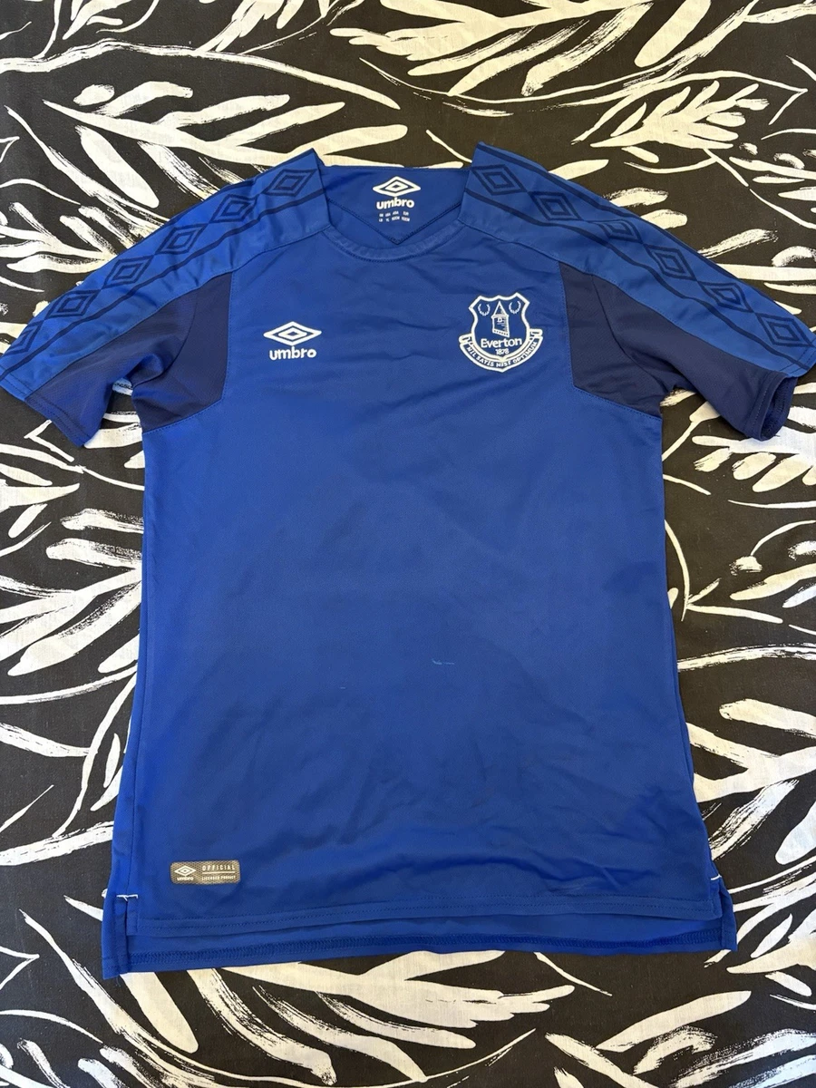 Maillot De Foot Umbro Everton FC – Enfant, Domicile Bleu, Taille UK XLB (12-13 Ans), Neuf