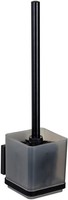 Wenko Quadro Vacuum-Loc® Wc-Garnitur, Schwarz