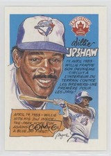 1992 Nabisco Canada Tradition Willie Upshaw #8 9u0