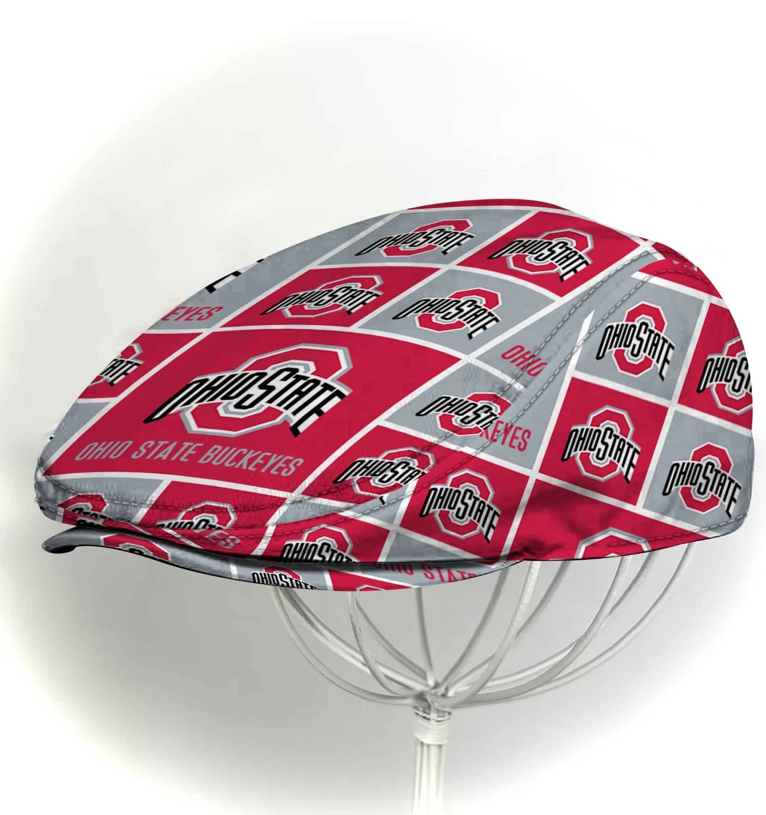 Ohio State Team Buckeyes Jeff Cap NCAA Beret Hat Buckeyes Flat Cap NCAA Golf Cap