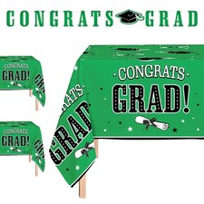 Oojami 3 Pack Table Cover Graduation Tableloths Graduation Party With Banner