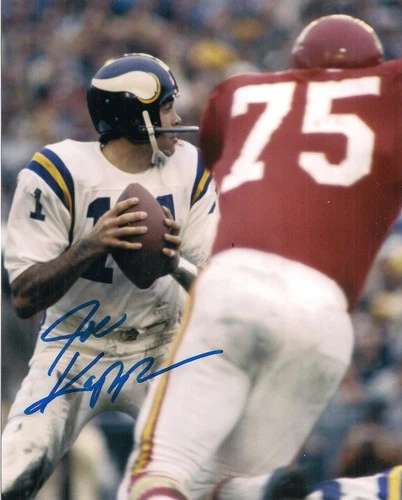 Joe Kapp autographed Super Bowl IV 8x10-1969 Minnesota Vikings vs Chiefs D-2023