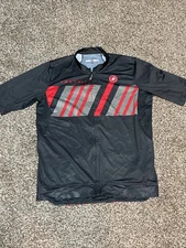 Castelli Men Cycling Jersey Short Sleeve Zip Up-Real Size XLarge-see Measurement