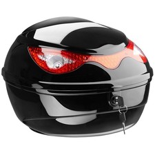 Motorradkoffer mit extragro&szlig;em Reflektor -  Volumen ca. 22 Liter schwarz B-Ware