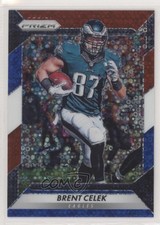 2016 Panini Prizm Red White & Blue Disco Prizm Brent Celek #97 03wr