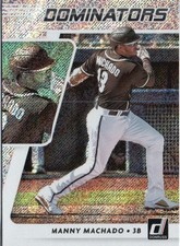 2021 Donruss #DOM6 Manny Machado Dominators Rapture