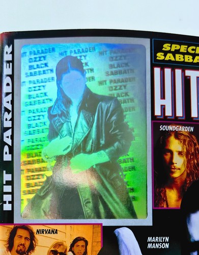 Hit Parader Magazine (August 1997) OZZY HOLOGRAM COVER Manson Metallica MINT - Picture 3 of 7