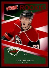 2010-11 Upper Deck Victory Red Justin Falk Minnesota Wild #224