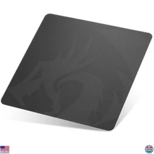 Redragon PG1M Gaming Mouse Pad 13x13 inches, Ultra-Smooth Hard Surface, Black