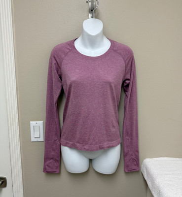 Lululemon Swiftly Tech Long-Sleeve Top 2.0 *Race Length Pink Peony-Velvet Dust 6