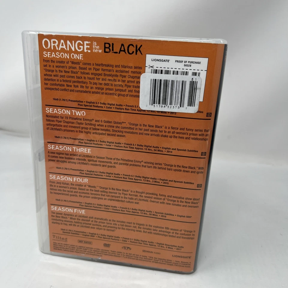 Orange Is the New Black: the Complete First Five Seasons (DVD) — 第 2/3 张图片