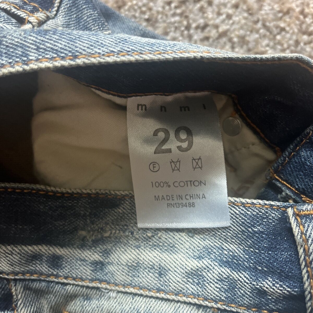 MNML Distressed Chain Jeans Mens 29 New With Tags 28 X 30 | eBay MNML Distressed Chain Jeans Mens 29 New With Tags 28 X 30 | eBay