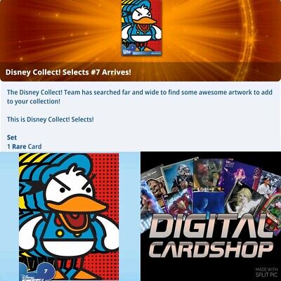Disney Collect Topps Digital Selects Single #7 Donald Duck