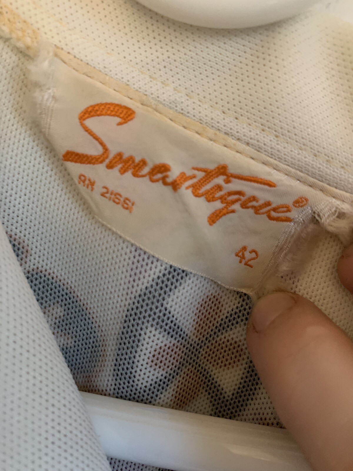 vintage smartique button down pattern shirt - image 3