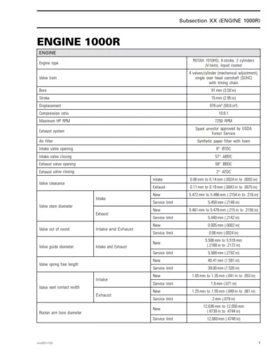 Can-Am Renegade 1000 / 1000Xxc / 1000Xmr  Service Repair Shop Manual on CD 2017