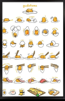 Gudetama Grid Poster 22x34 By Trends