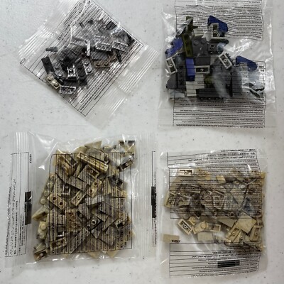Lot Of 4 Mega Bloks Sealed Bags From Random Sets - NEW