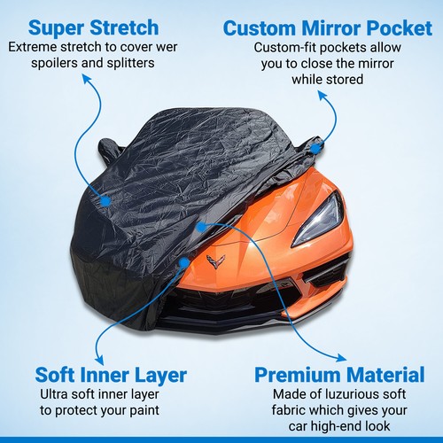 Waterproof Car Cover For 1988 1989 1990 1991 1992 1993 1994 1995 Mercury Sable - Bild 5 von 18