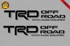 TRD OFFROAD Decal Set Fits Tacoma Tundra Truck Bed Vinyl Sticker Black/Gray