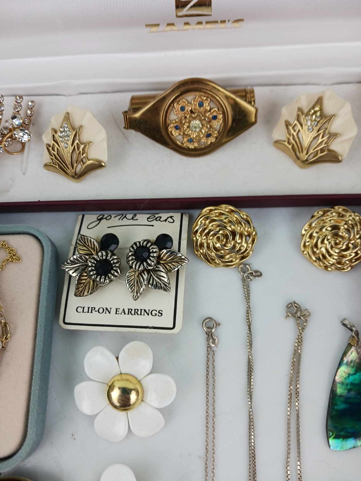 vintage jewellery lot Marcasite Cultured Pearl Sterling Silver