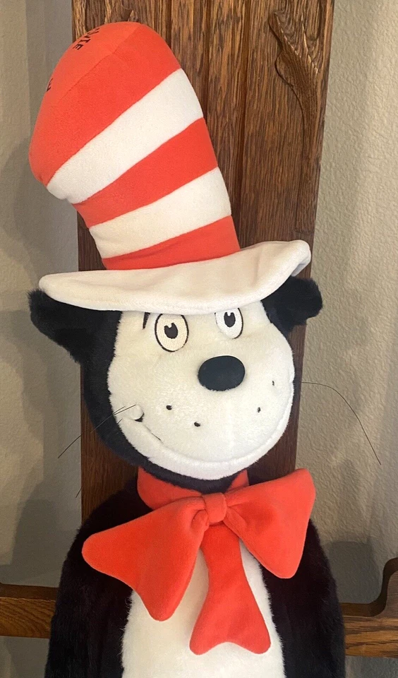 Peluche de colección grande Dr. Seuss Cat In The Hat mercancía oficial de película 32" Foto 2 de 4