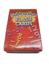 subtraction flash cards flashcards 36 cards new Math learning home school
