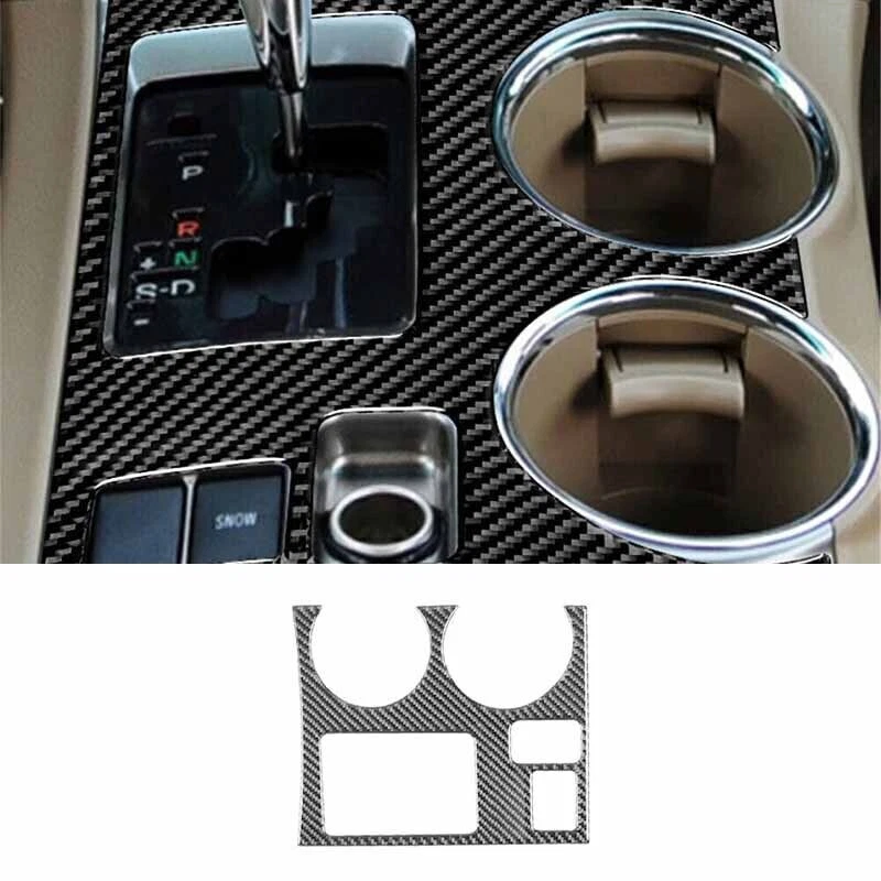 1x cubierta central decorativa consola fibra de carbono para Toyota Highlander 2008-2013 Foto 2 de 4