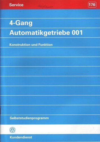 Service Nr. 176 11.1995 4-Gang Automatikgetriebe 001