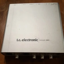 TC ELECTRONIC KONNEKT 24D AUDIO/MIDI INTERFACE AND PREAMP WITH DSP FX  untested