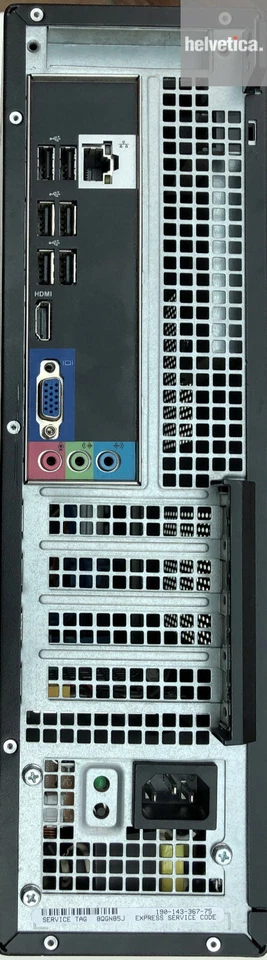 Dell OptiPlex 390 i5-2500 8GB 1TB HDD Win 10 Pro Slim Desktop PC DVD - Image 4 of 4