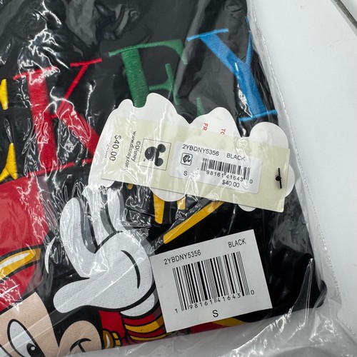 Disney Mickey Mouse Black Big Kids Sweatshirt Crewneck Unisex Pullover XS (6/6X) - Picture 8 of 12