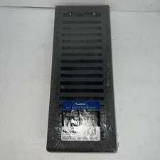 Imperial RG3435 Montezuma Decorative Floor Register, 4 x 12-Inch, Black Iron,...