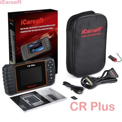 iCarsoft CR Plus Elite scanner motore ABS airbag cambio OBD 2 olio servizio