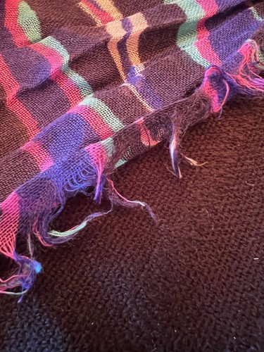 LOUIS VUITTON Zebra Stole Scarf 70% Cashmere/30% Silk Authenticated FAST SHIP ๐ฆ - Picture 2 of 9