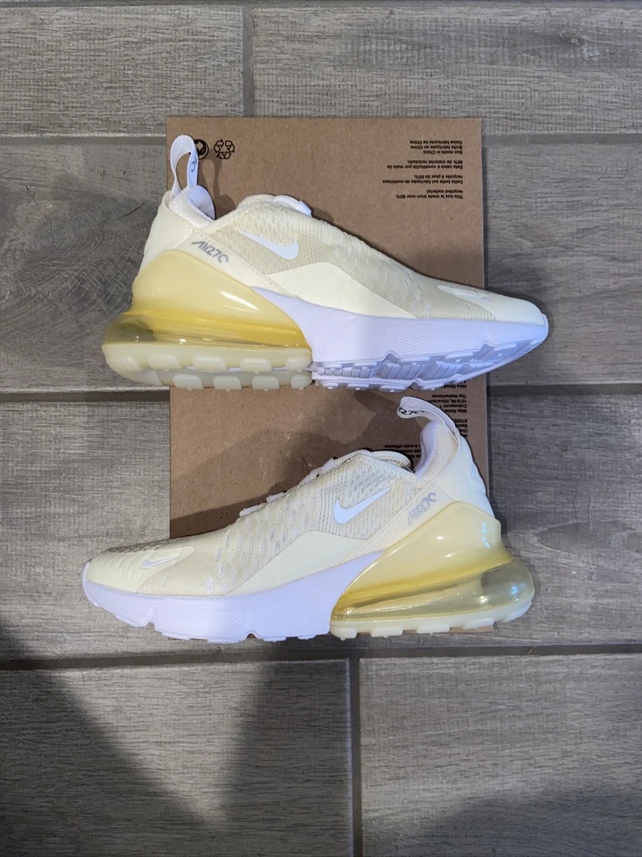Nike Air Max 270 Women s Shoes Multi Coconut Milk Yellow White