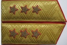 Shoulder-straps military Colonel-General of the Army, M1970, Soviet Union, Repro