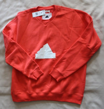 Adidas Fleece Crew Sweatshirt Bright Red Men  s Sz XL HN1944 NWT 75