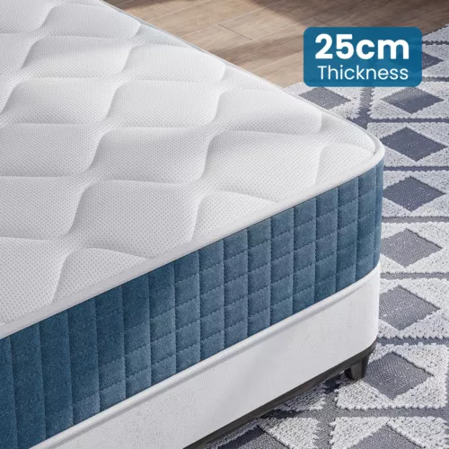 10 INCH LUXURY ORTHOPAEDIC POCKET SPRUNG MATTRESS 3FT 4FT 4FT6 DOUBLE 5FT 6FT - Picture 17 of 63