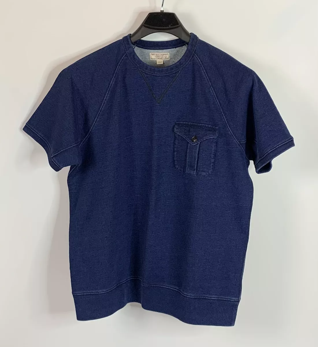 Mens short cheap sleeve sweatshirt
