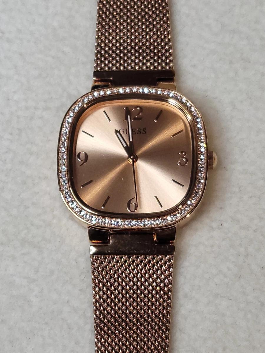 Rose gold 2025 guess watches