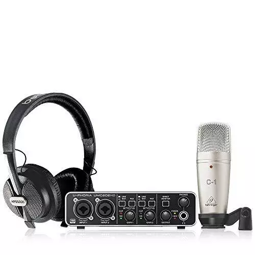 Behringer U-PHORIA STUDIO PRO komplettes Aufnahmepaket mit High-Definition USB