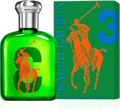新品　ラルフローレン　ポロ　ビッグポニー　グリーン　オードトワレ　香水　75ml Men RALPH LAUREN POLO The Big Pony # 3 for Men 2.5 oz / 75 ml EDT
