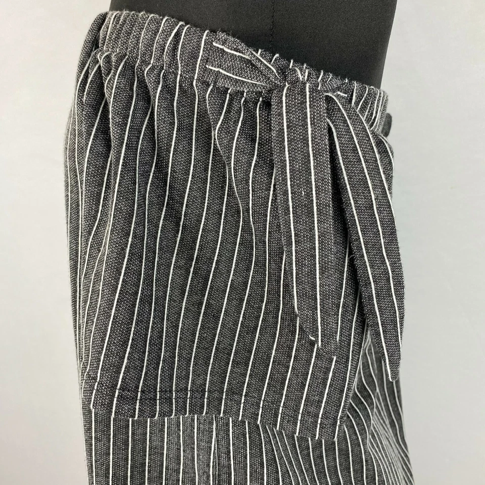 Blusa soprano para mujer M a rayas fuera del hombro manga corta detalles de corbata OT Foto 4 de 4