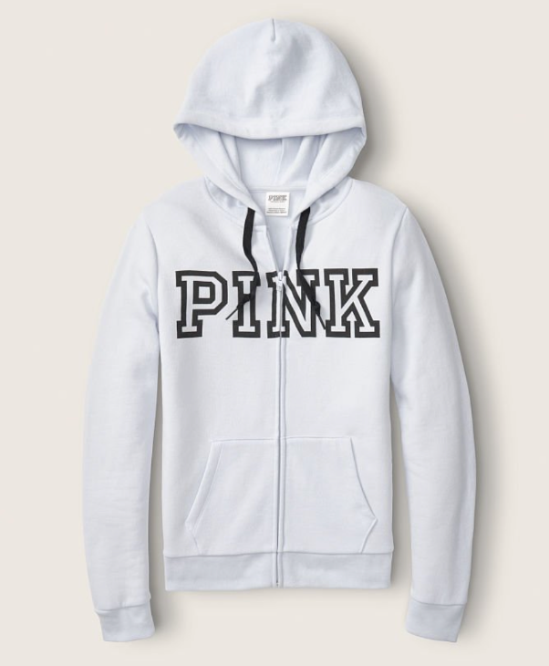 Victorias Secret PINK Everyday Lounge Perfect Full Zip Hoodie