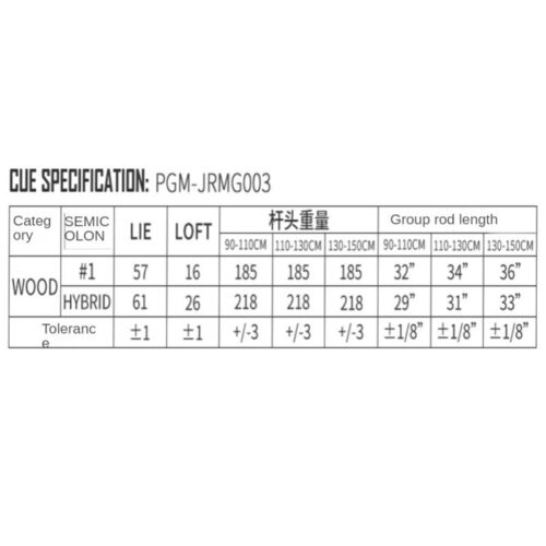 Golf Clubs Right Handed Plastics Head Children Drivers Wood Pole Carbon Shaft - Picture 14 of 20